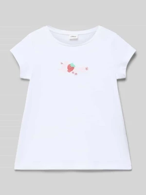 t-shirt o kroju regular fit z czystej bawełny s.Oliver RED LABEL