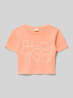 t-shirt o kroju regular fit z czystej bawełny s.Oliver RED LABEL