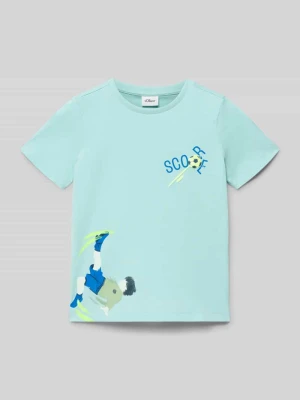 t-shirt o kroju regular fit z czystej bawełny s.Oliver RED LABEL