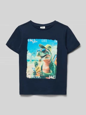 t-shirt o kroju regular fit z czystej bawełny s.Oliver RED LABEL