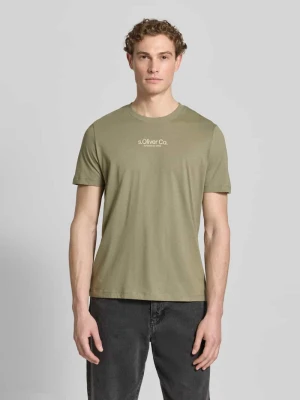 t-shirt o kroju regular fit z czystej bawełny s.Oliver RED LABEL