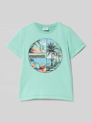 T-shirt o kroju regular fit z czystej bawełny s.Oliver RED LABEL