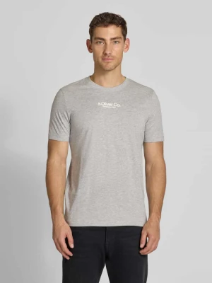 t-shirt o kroju regular fit z czystej bawełny s.Oliver RED LABEL