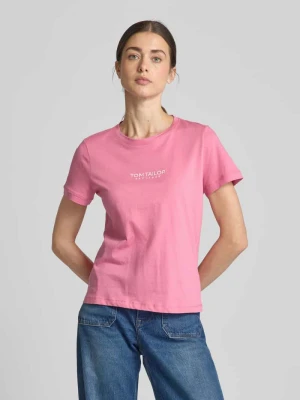 T-shirt o kroju regular fit z czystej bawełny Tom Tailor