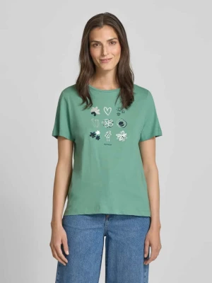 T-shirt o kroju regular fit z czystej bawełny Tom Tailor