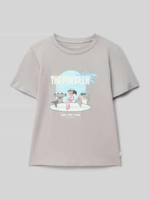 T-shirt o kroju regular fit z czystej bawełny Tom Tailor