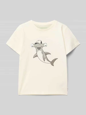 T-shirt o kroju regular fit z czystej bawełny Tom Tailor