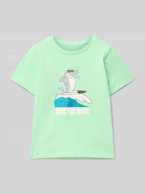 T-shirt o kroju regular fit z czystej bawełny Tom Tailor