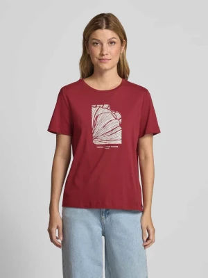 T-shirt o kroju regular fit z czystej bawełny Tom Tailor