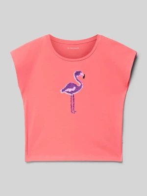 T-shirt o kroju regular fit z czystej bawełny Tom Tailor