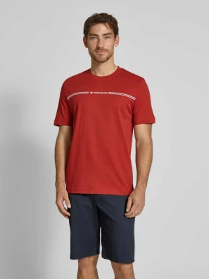 T-shirt o kroju regular fit z czystej bawełny Tom Tailor