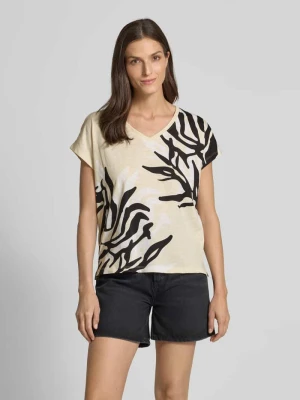 T-shirt o kroju regular fit z czystej bawełny Tom Tailor