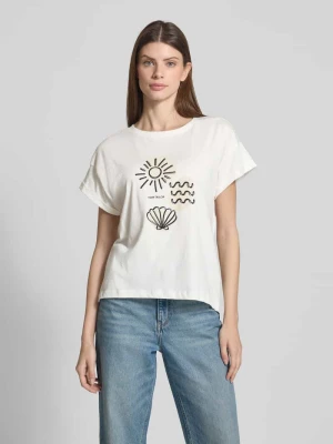 T-shirt o kroju regular fit z czystej bawełny Tom Tailor