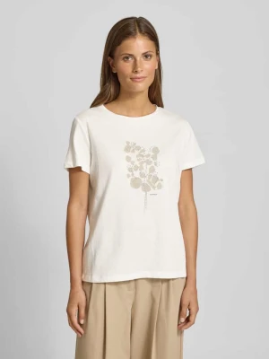 T-shirt o kroju regular fit z czystej bawełny Tom Tailor