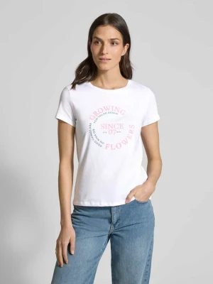 T-shirt o kroju regular fit z czystej bawełny Tom Tailor Denim