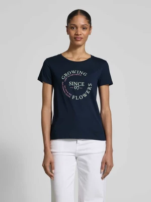 T-shirt o kroju regular fit z czystej bawełny Tom Tailor Denim