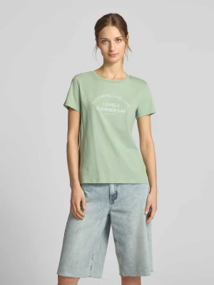 T-shirt o kroju regular fit z czystej bawełny Tom Tailor Denim