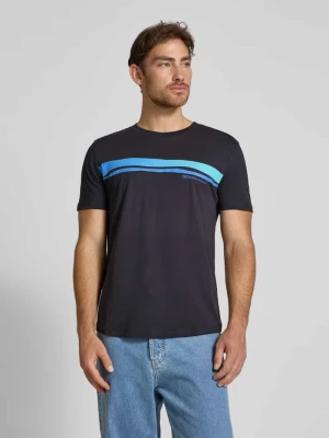 T-shirt o kroju regular fit z czystej bawełny Tom Tailor Denim
