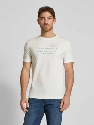 T-shirt o kroju regular fit z czystej bawełny Tom Tailor Denim