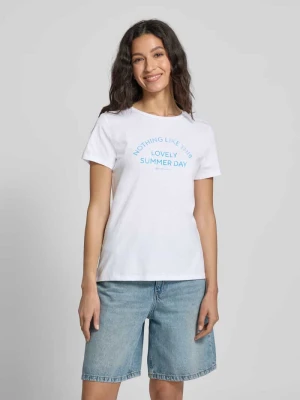 T-shirt o kroju regular fit z czystej bawełny Tom Tailor Denim