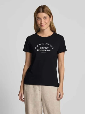 T-shirt o kroju regular fit z czystej bawełny Tom Tailor Denim