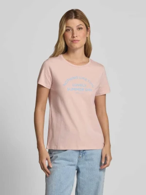 T-shirt o kroju regular fit z czystej bawełny Tom Tailor Denim