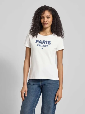 T-shirt o kroju regular fit z czystej bawełny Tom Tailor Denim