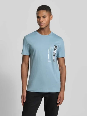 T-shirt o kroju regular fit z czystej bawełny Tom Tailor Denim