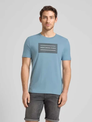 t-shirt o kroju regular fit z czystej bawełny Tom Tailor Denim