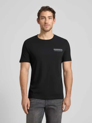 t-shirt o kroju regular fit z czystej bawełny Tom Tailor Denim