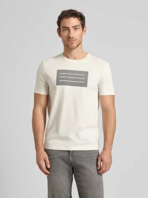 t-shirt o kroju regular fit z czystej bawełny Tom Tailor Denim