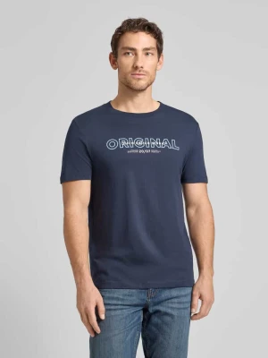 t-shirt o kroju regular fit z czystej bawełny Tom Tailor Denim