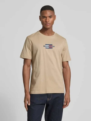 T-shirt o kroju regular fit z czystej bawełny Tommy Hilfiger