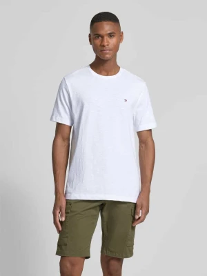 T-shirt o kroju regular fit z czystej bawełny Tommy Hilfiger