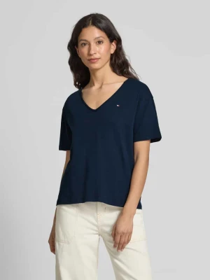 T-shirt o kroju regular fit z czystej bawełny Tommy Hilfiger