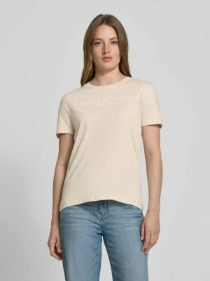 T-shirt o kroju regular fit z czystej bawełny Tommy Hilfiger