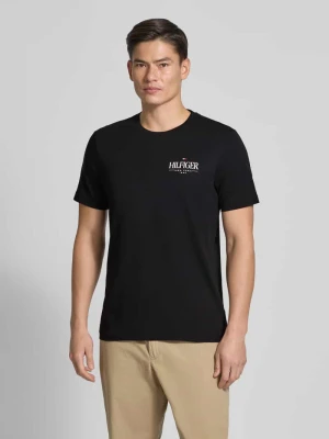 T-shirt o kroju regular fit z czystej bawełny Tommy Hilfiger