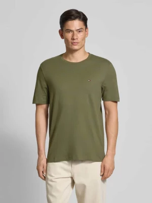 T-shirt o kroju regular fit z czystej bawełny Tommy Hilfiger