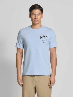 T-shirt o kroju regular fit z czystej bawełny Tommy Hilfiger