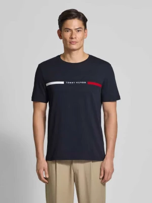T-shirt o kroju regular fit z czystej bawełny Tommy Hilfiger