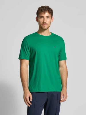 T-shirt o kroju regular fit z czystej bawełny Tommy Hilfiger