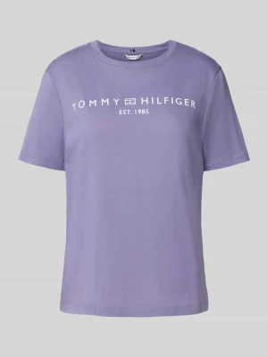 T-shirt o kroju regular fit z czystej bawełny Tommy Hilfiger
