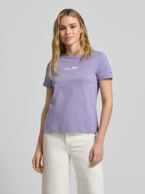 T-shirt o kroju regular fit z czystej bawełny Tommy Hilfiger