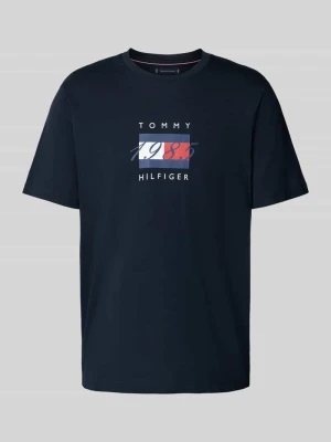 T-shirt o kroju regular fit z czystej bawełny Tommy Hilfiger
