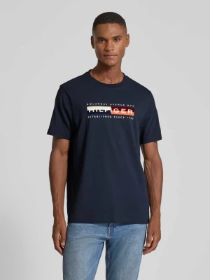 T-shirt o kroju regular fit z czystej bawełny Tommy Hilfiger