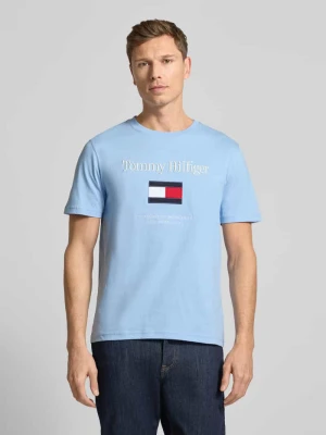 T-shirt o kroju regular fit z czystej bawełny Tommy Hilfiger