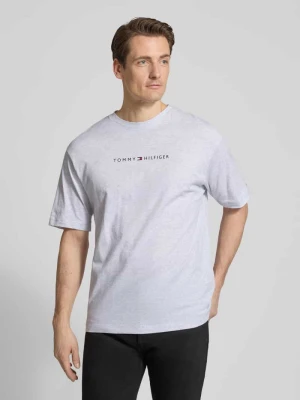 T-shirt o kroju regular fit z czystej bawełny Tommy Hilfiger