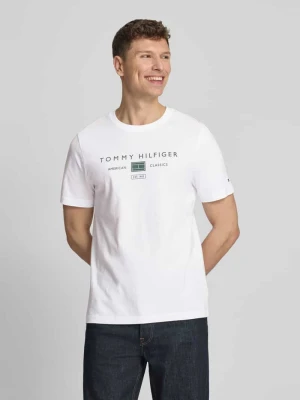 t-shirt o kroju regular fit z czystej bawełny Tommy Hilfiger
