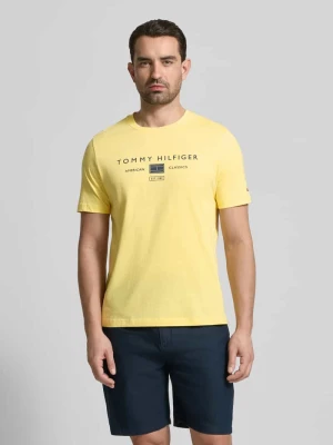 t-shirt o kroju regular fit z czystej bawełny Tommy Hilfiger