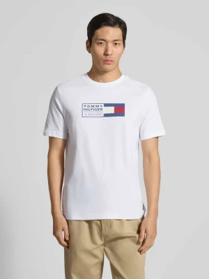 t-shirt o kroju regular fit z czystej bawełny Tommy Hilfiger
